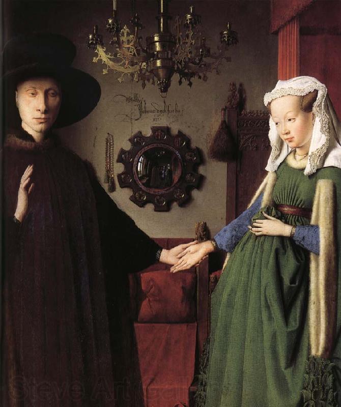 Jan Van Eyck Details of Portrait of Giovanni Arnolfini and His Wife